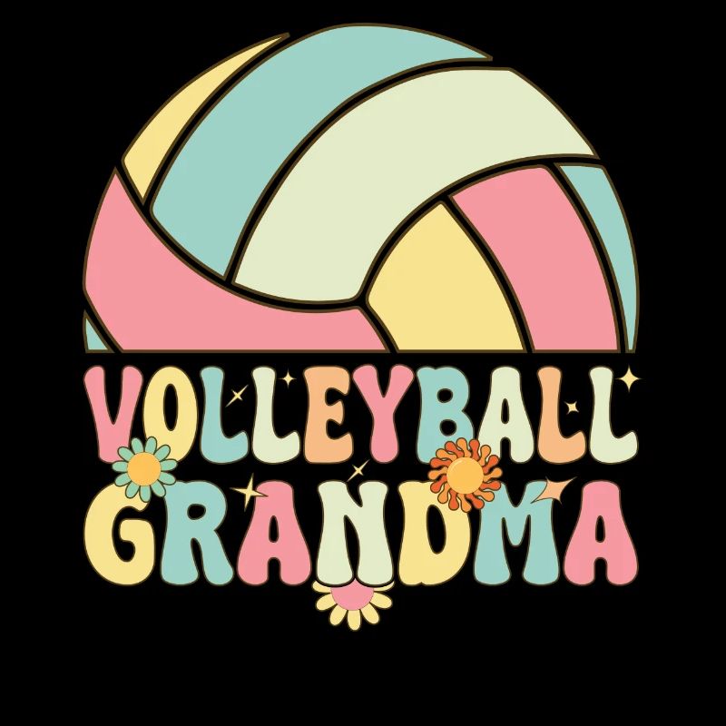 Groovy volleyball player