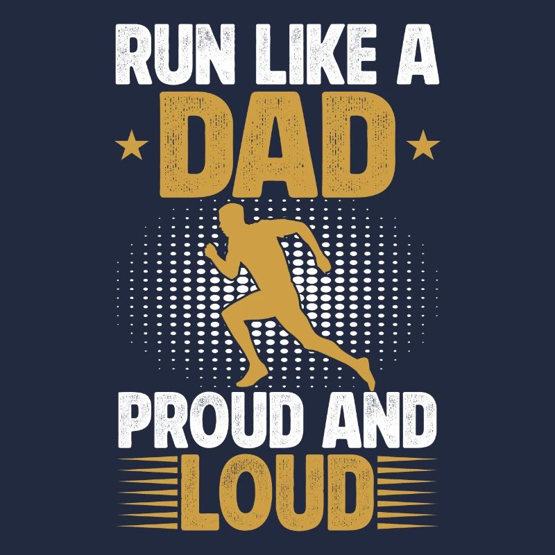 Running Dad Marathon Runner Trainer Marathoner