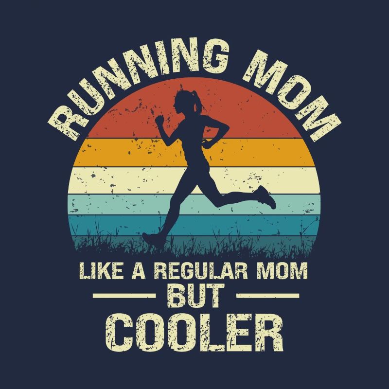 Running Mom Marathoner Läufer Joggen