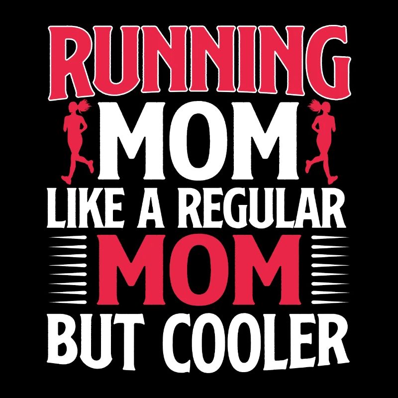 Running Mom Marathon Runner Jogging