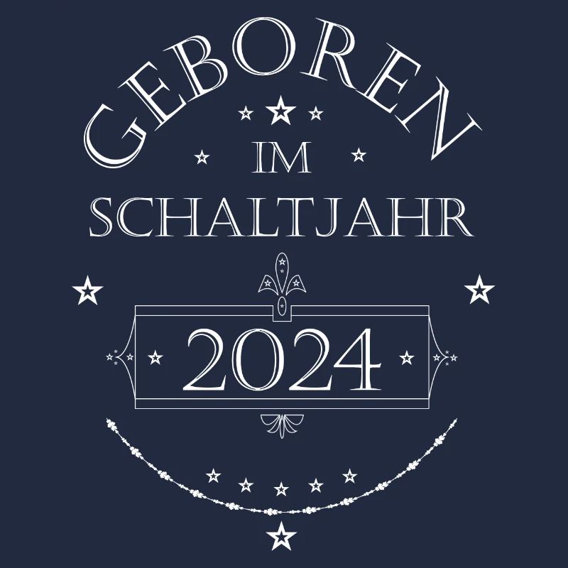 Born in leap year 2024 white