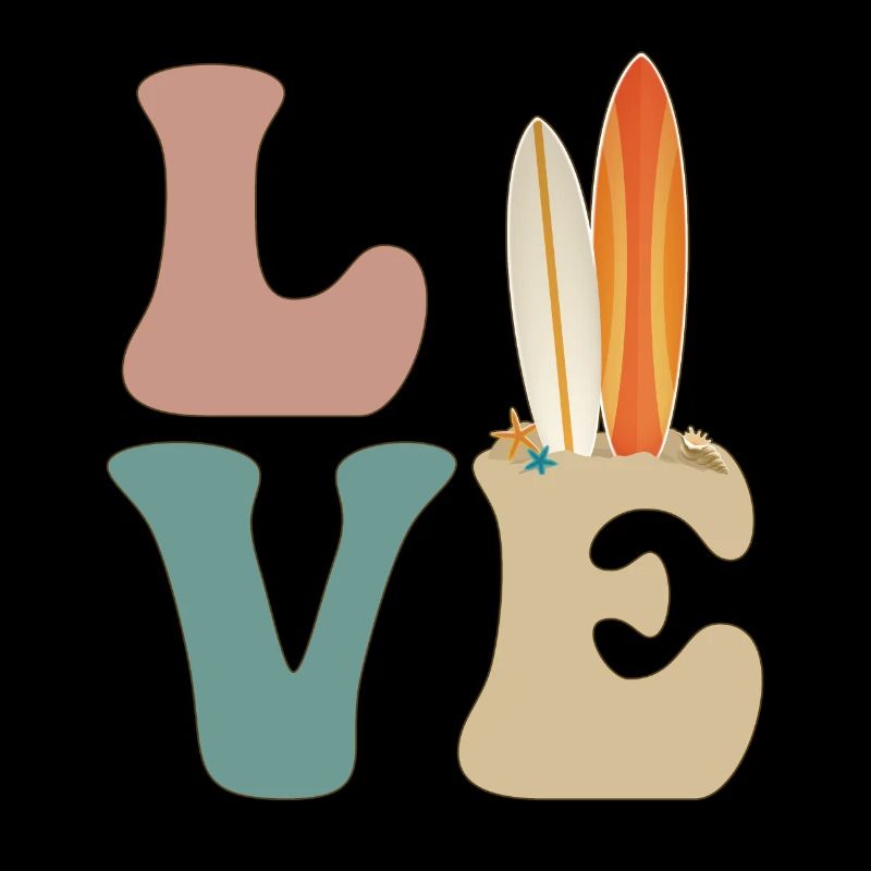 LOVE Surfer Surf à Hawaï