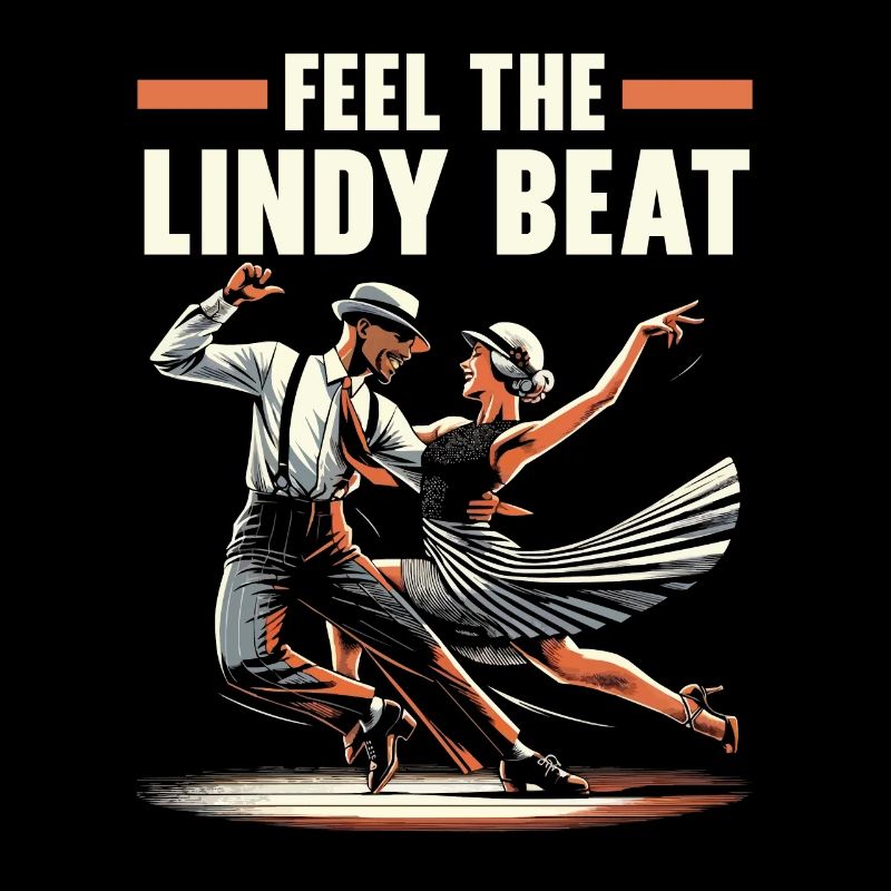 Lindy Hop Dancer Swinging Dancing Swing Dance