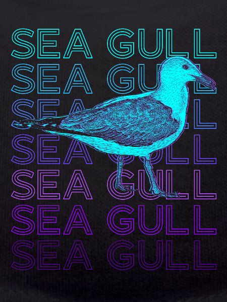 Seagull Seagull Seabird Retro