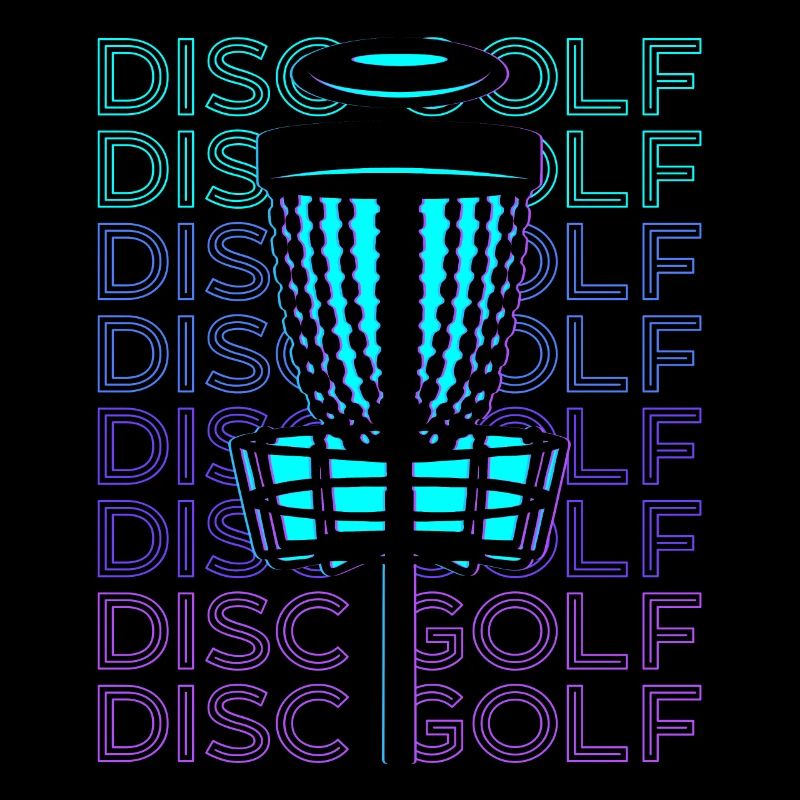 Disc Golf Disc Golf Disc Golfer Rétro