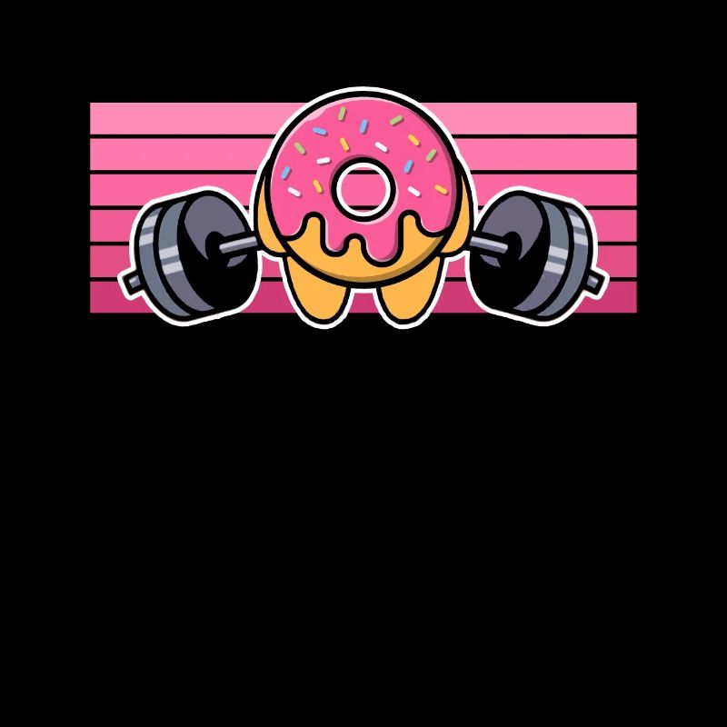 Donut PowerLifting Workout -Gewichtheber
