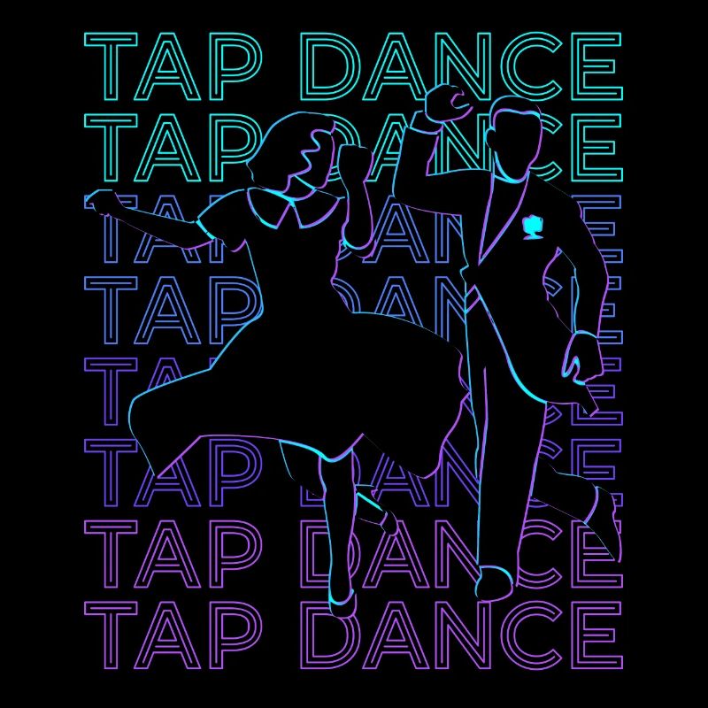 Tap Dance Dancer Shoe Dancing Retro