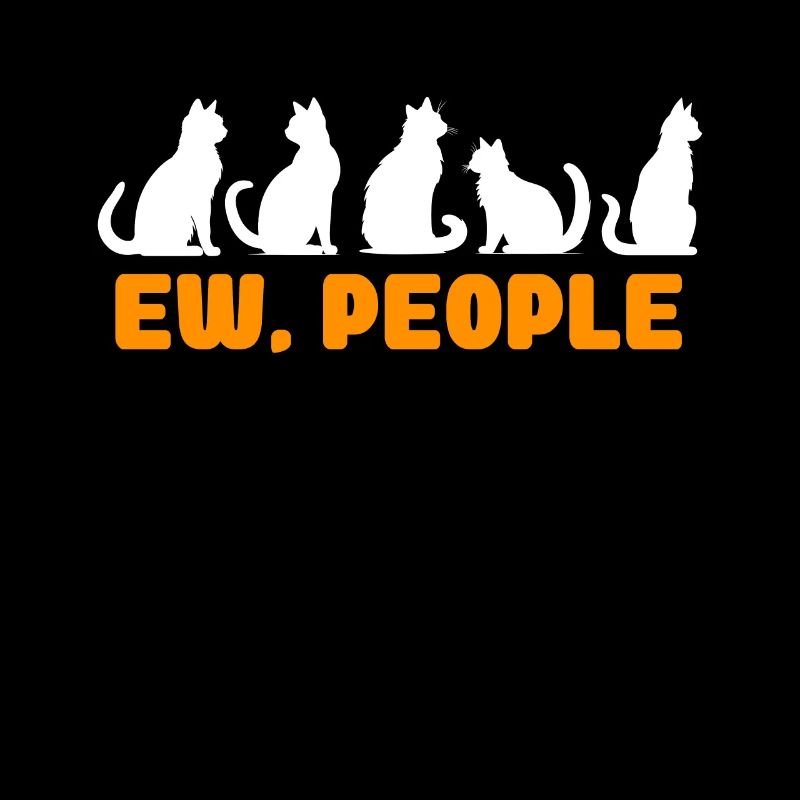 Ew Gens Chat Drôle Vintage Antisocial