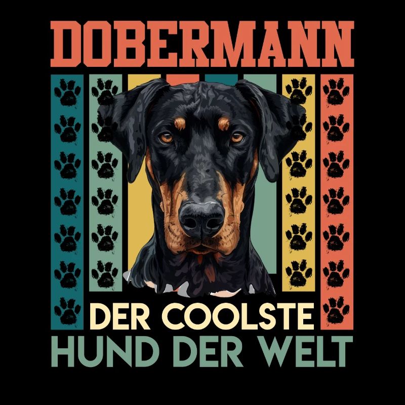 Vintage Hundebesitzer DOBERMANN DER COOLSTE HUND