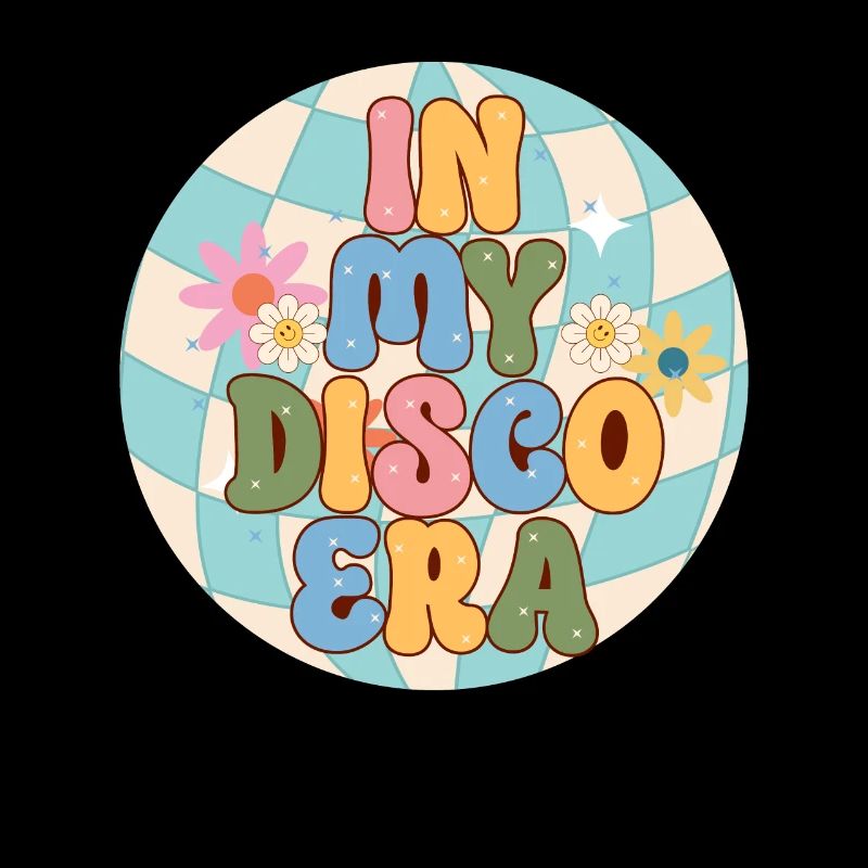 Disco Groovy Hippie 70s 80er Vintage Siebziger