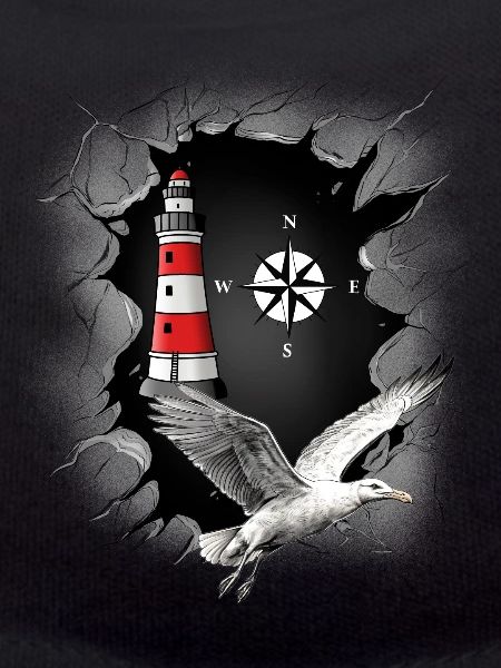 Seagull Lighthouse Boussole Maritime