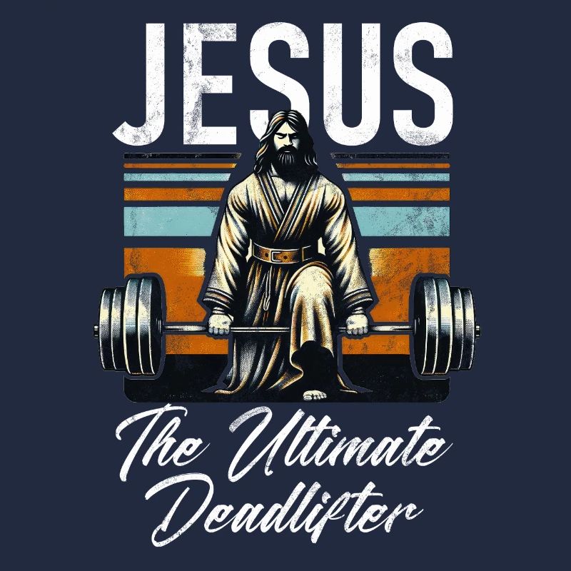 Jesus The Ultimate Deadlifter Christian Gym