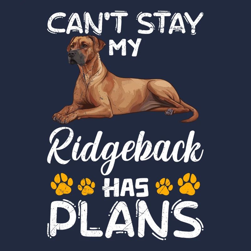 Chien Ridgeback NE PEUT PAS RESTER MON RIDGEBACK A DES PROJETS