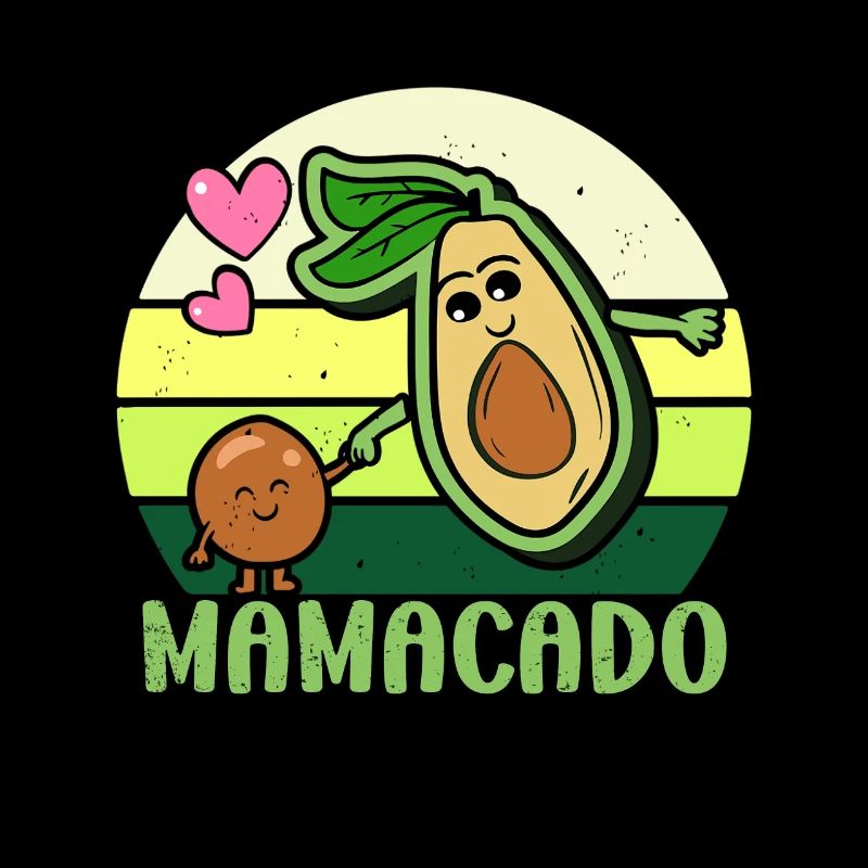 Avocado Mama Mamacado Schwangere Mutter