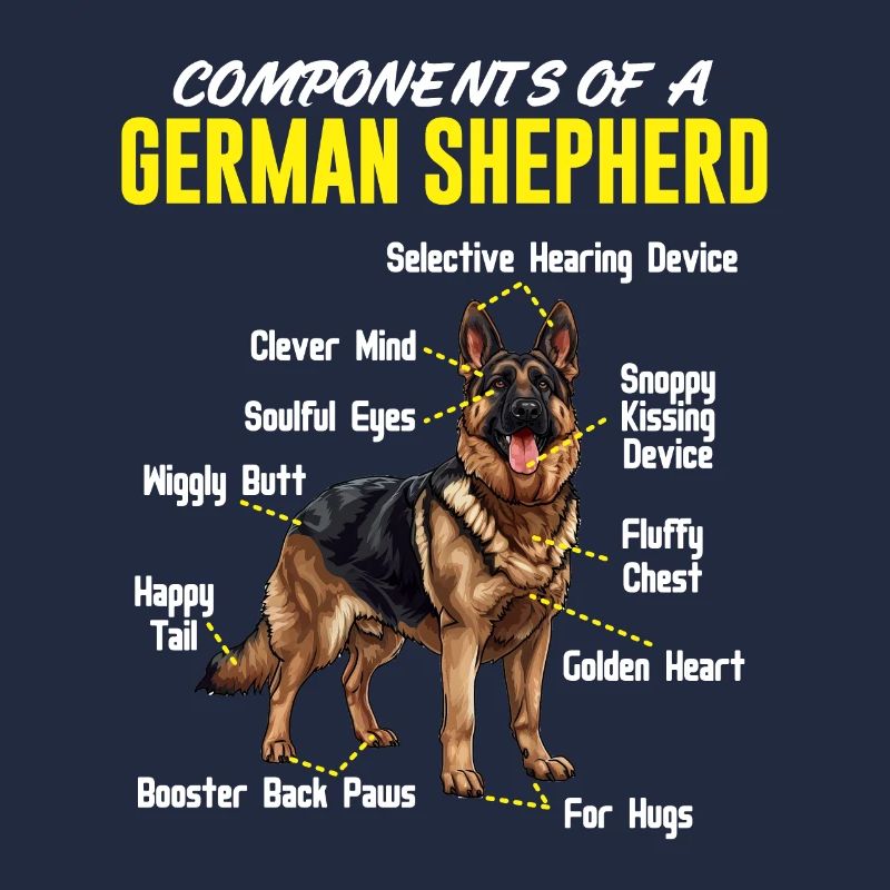 Schäferhund KOMPONENTEN EINES DEUTSCHEN