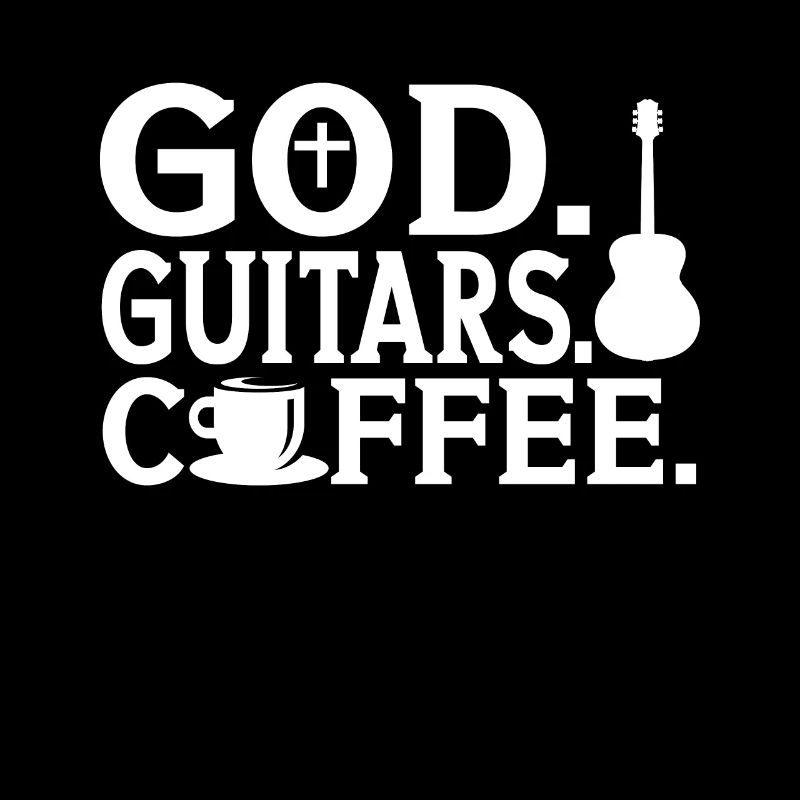 God Guitars Kaffee Christliche Gitarristin