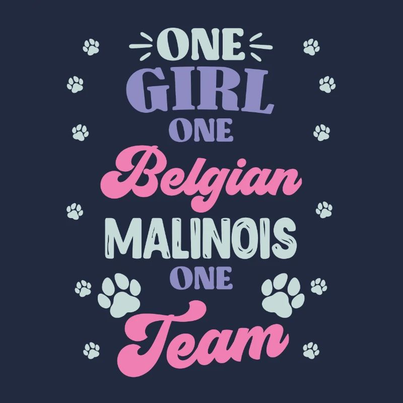 Malinois EIN MÄDCHEN EIN BELGISCHER SCHÄFERHUND