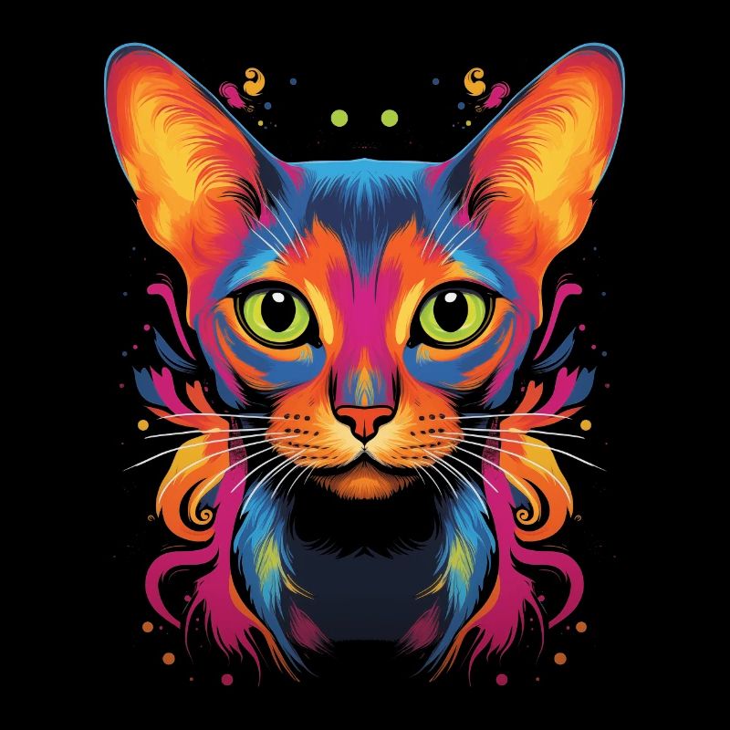 Abyssinian Cat Pop Art