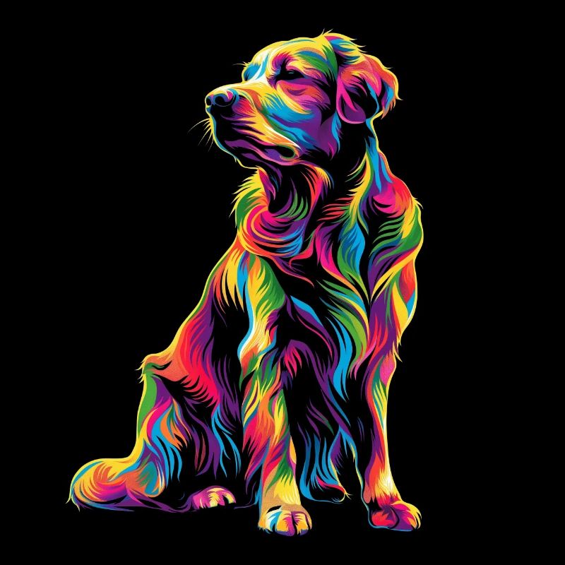 Chien retriever de la baie de Chesapeake Pop Art