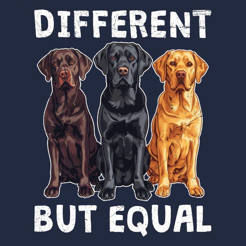 Labrador dogs DIFFERENT BUT EQUAL Labrador