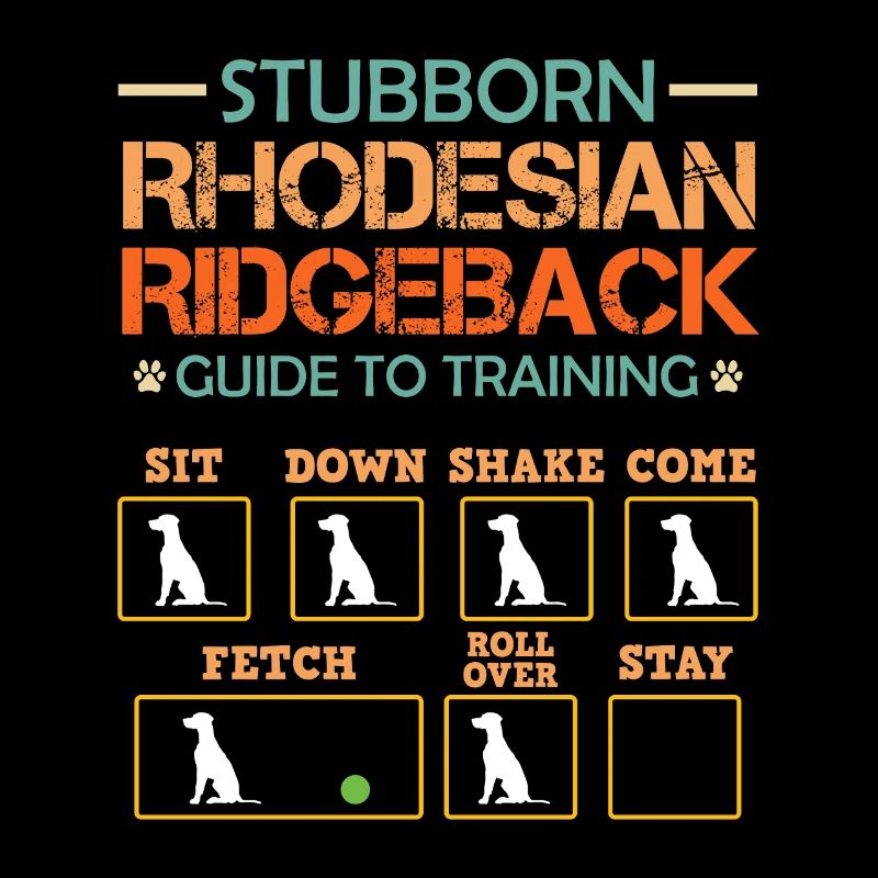 Chien Ridgeback STUBBORN RHODESIAN RIDGEBACK