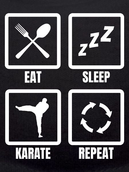 Eat Sleep Karate Repeat