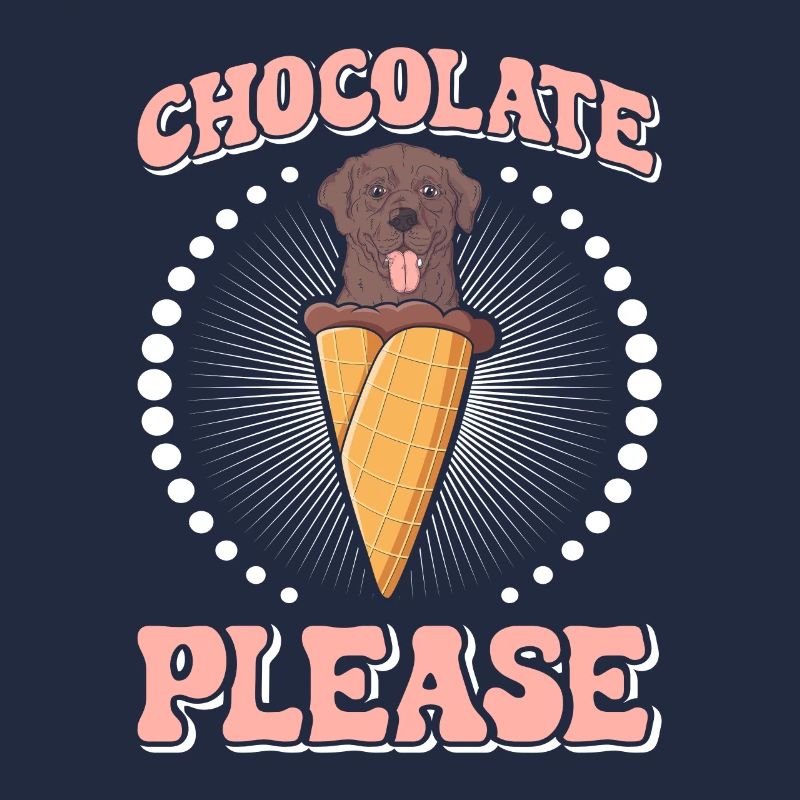 Propriétaire du Labrador CHOCOLATE PLEASE Brauner