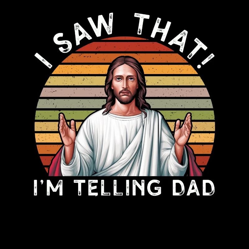 J’ai vu Jésus Mème Drôle Chrétien