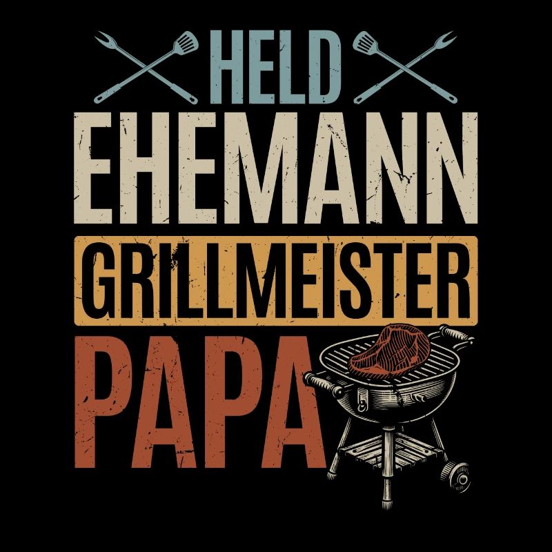 Héros, mari, maître du gril, papa