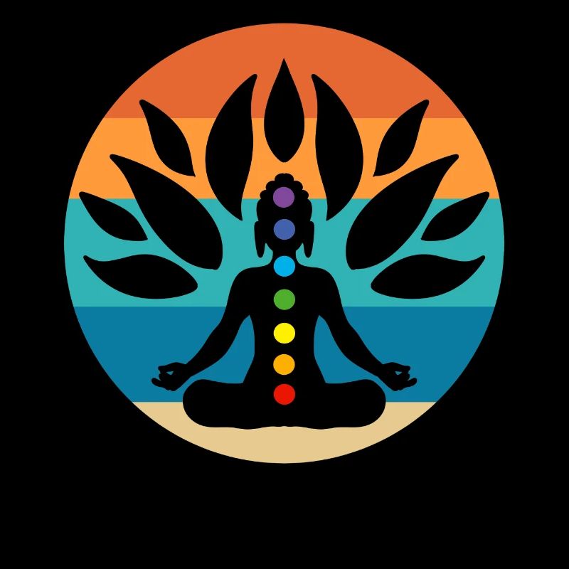 Buddha-Baum Zen-Praktizierender