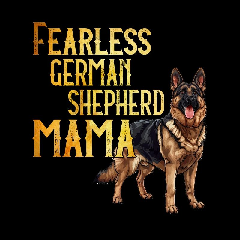 Dog Mom STRONG GERMAN SHEPHERD MOM