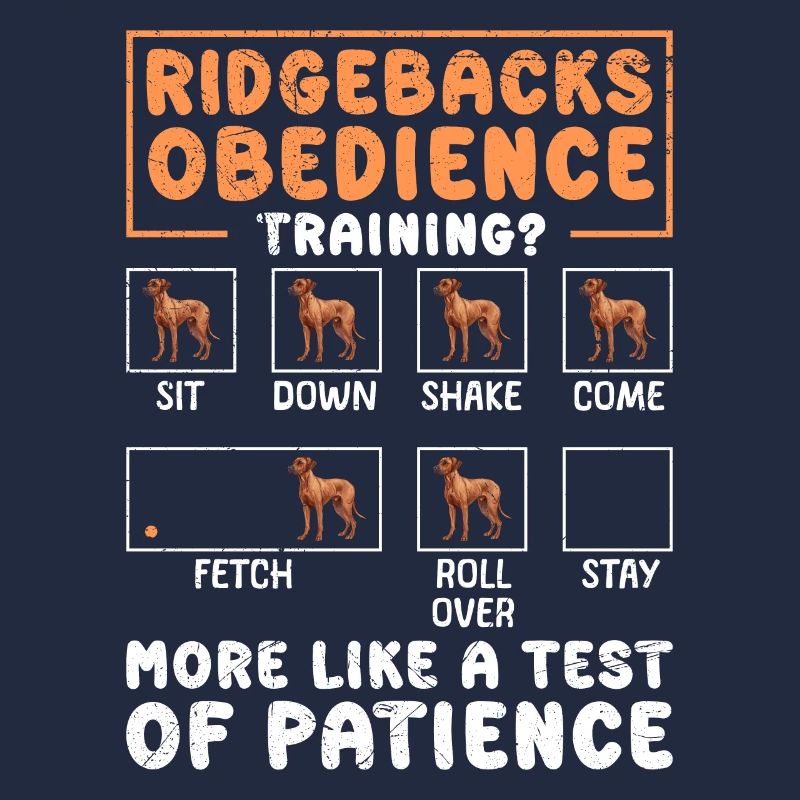 RIDGEBACK'S OBEDIENCE TRAINING Fun