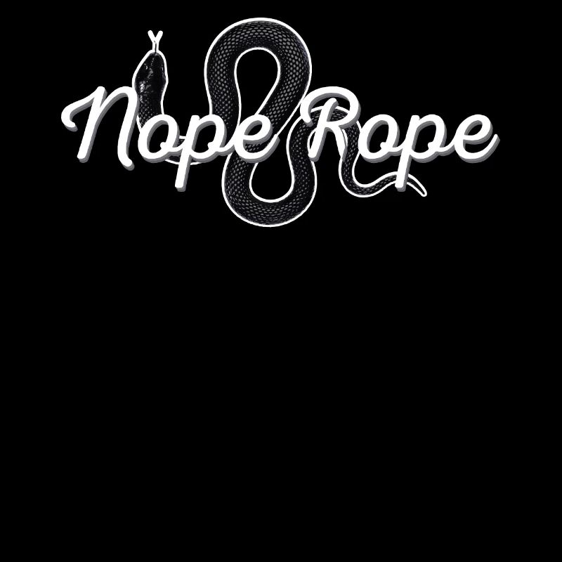 Funny Snake Lover Nope Corde Graphique pour Re