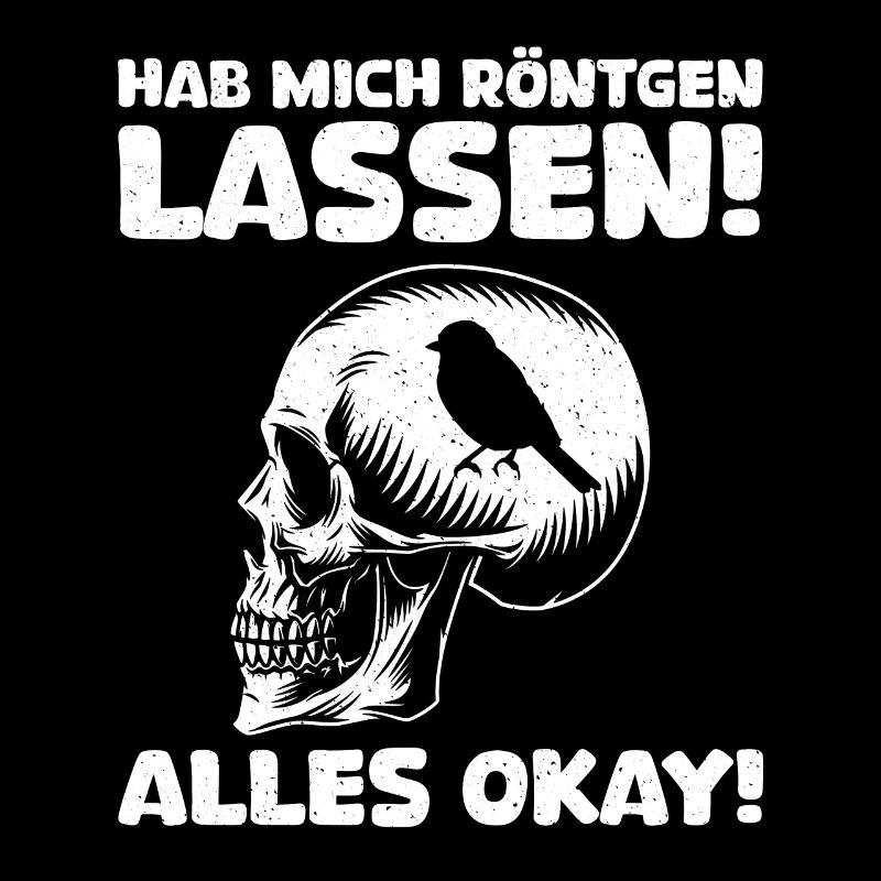 Röntgen Schwarzer Humor und makaberer Stil