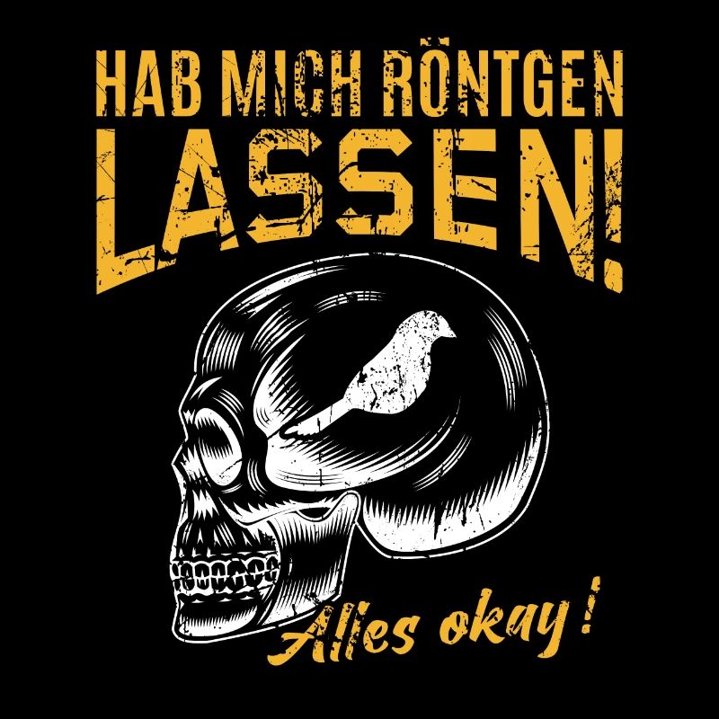 Röntgen Black humor and macabre style
