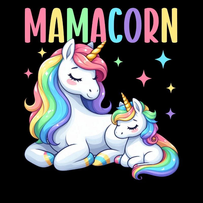 Mamacorn Einhornkostüm Lustige Mutter Mama