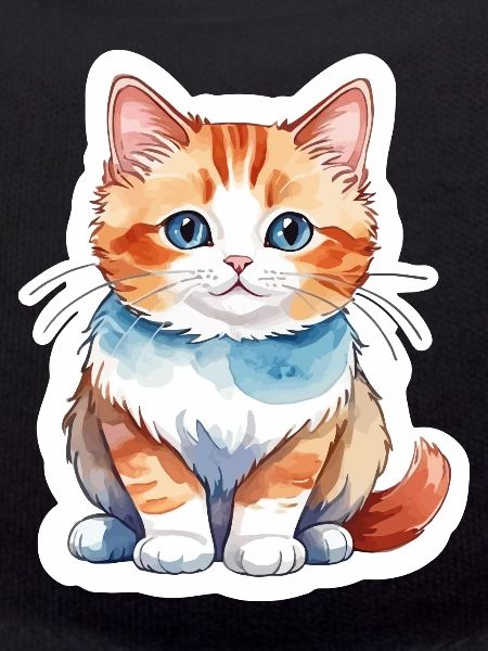 Munchkin Teckel Chat Aquarelle