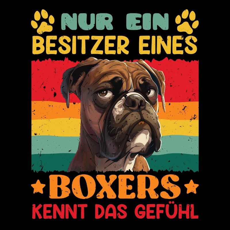 Deutscher Boxer NUR EIN BESITZER EINES BOXERS