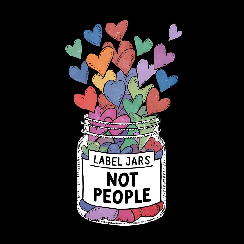 Labels Jars Not People Heart Jar