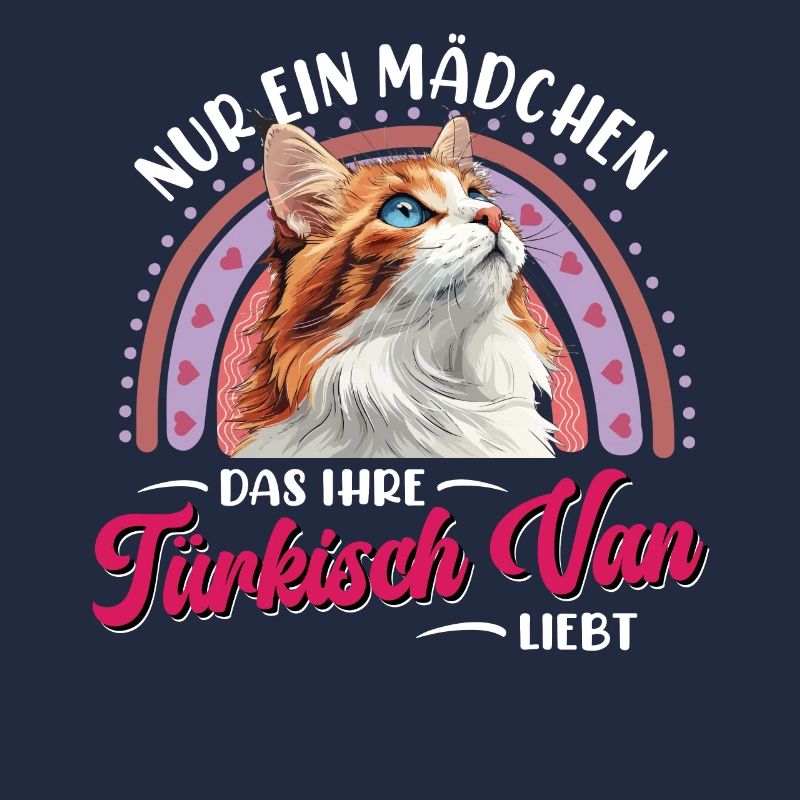Katzenmama NUR EIN MÄDCHEN DAS IHRE TURKISH VAN