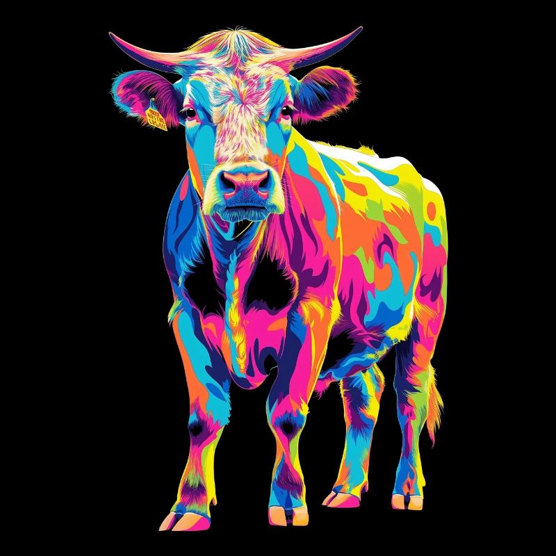 Éleveur de bovins Hereford Popart