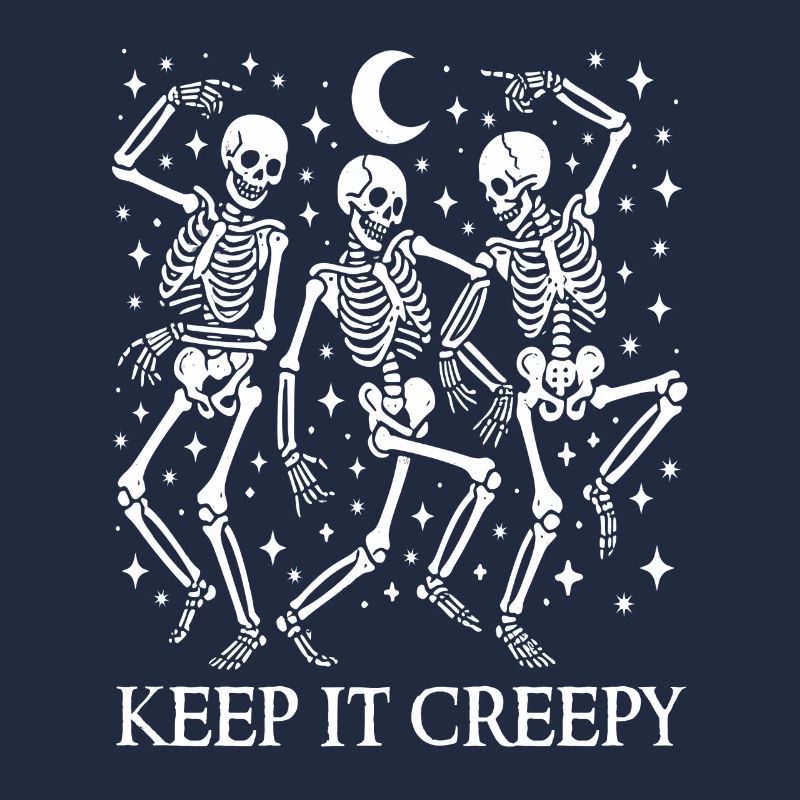 Keep It Creepy Funny Dancing Skeletons Halloween
