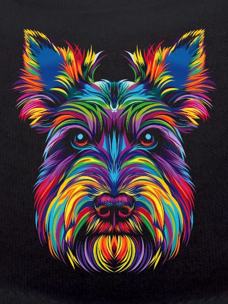 Scottish Terrier Dog Popart