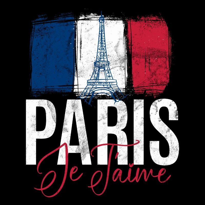 Frankreich Paris Eiffelturm Frankreich Flagge