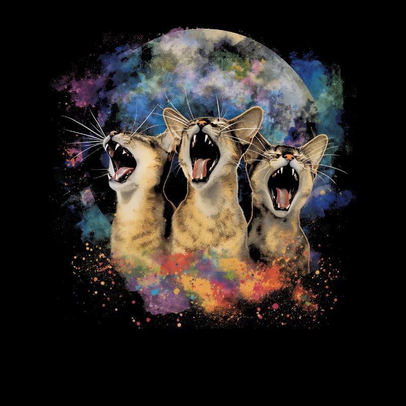 Chat Abyssin Lune Hurlante