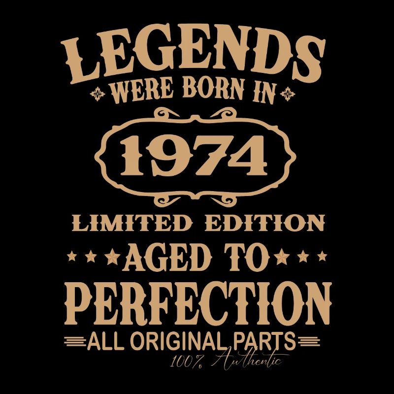 Legenden wurden 1974 geboren