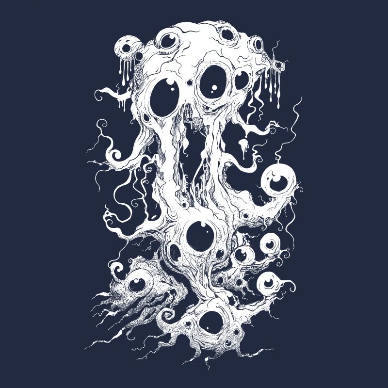 Weirdcore Aesthetics White Twigs Eyeballs Dreamcore