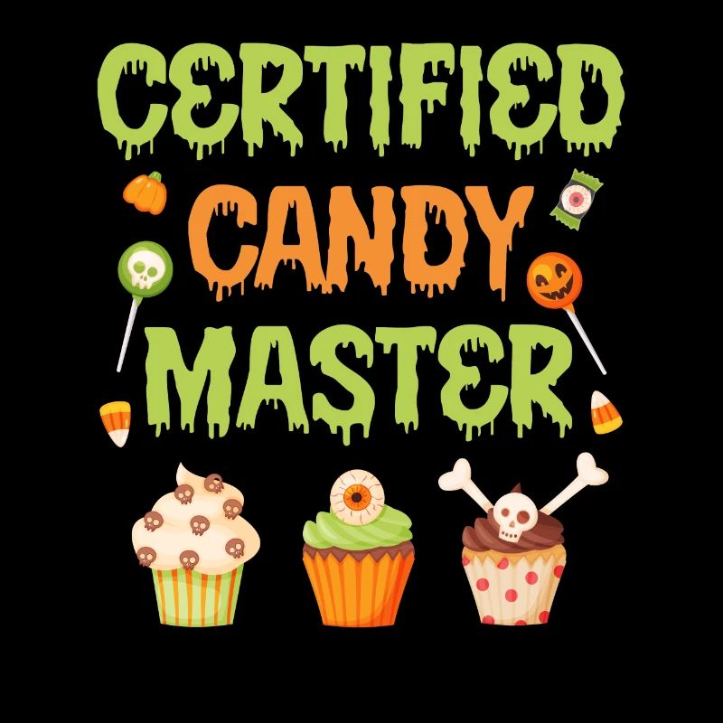 Halloween CERTIFIED CANDY MASTER Lustig Halloween