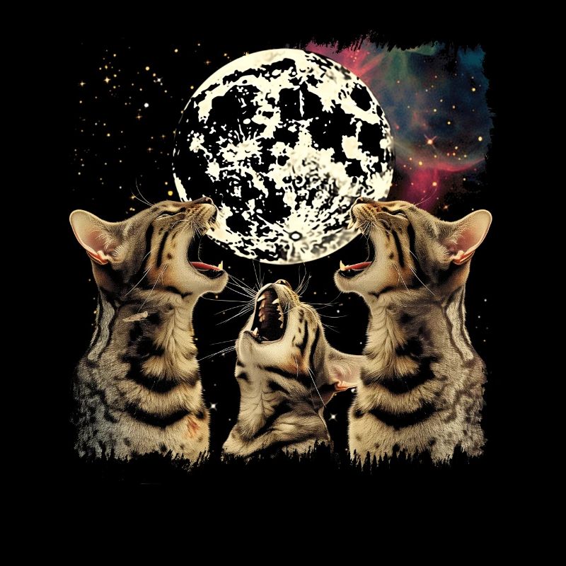 Chat du Bengale Lune Hurlante
