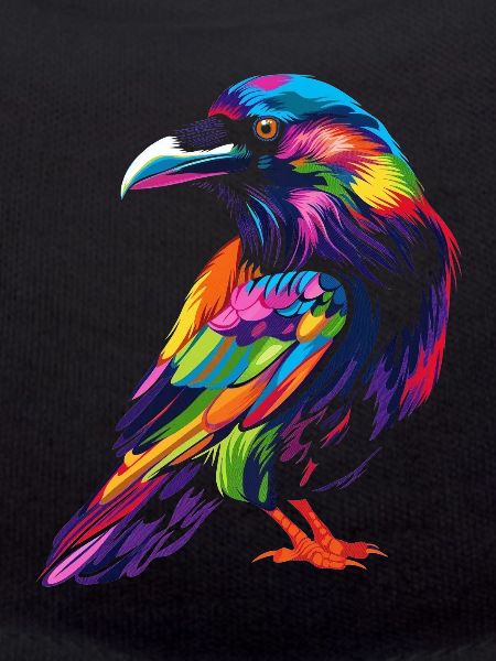 Raven Crow Bird Popart